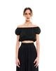 Picture of We_Are Scoop-Neck Jacquard Crop Top