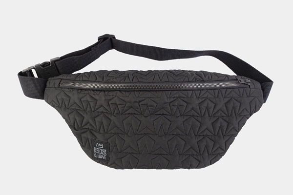 Picture of Bleecker & Love -  Stars  Mini Belt Bag (Black)