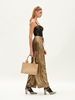 Picture of We_Are  Metal Palazzo Pants (Gold)