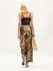 Picture of We_Are  Metal Palazzo Pants (Gold)