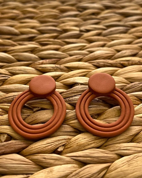 Picture of FINGO - Tholos Earrings (Brown)