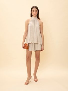 Picture of We_Are  Linen - Blend Shorts (Beige)