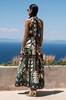 Picture of Peace And Chaos  Foliage Maxi Tie-Me Dress