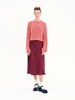 Picture of Ioanna Kourbela Midi Skirt with Waistband – Burst of Colour ( Bordeaux-Blue-Black)