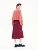 Picture of Ioanna Kourbela Midi Skirt with Waistband – Burst of Colour ( Bordeaux-Blue-Black)