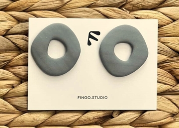 Picture of FINGO - Stroggylo Earrings (Grey)