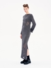 Picture of Ioanna Kourbela Metallic Midi Knit Dress – Shimmering Glow (2 Colors)