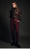 Picture of Peace And Chaos Subculture Pants - Eco Leather (Bordeaux)