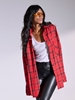 Picture of LIBELLOULA - Red checked overshirt PAIGE