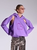 Picture of LIBELLOULA - Mauve hoodie with underarm cuts DENVER