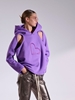 Picture of LIBELLOULA - Mauve hoodie with underarm cuts DENVER