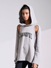 Picture of LIBELLOULA - Hoodie grey "Thankful" MEMPHIS