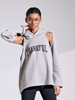 Picture of LIBELLOULA - Hoodie grey "Thankful" MEMPHIS