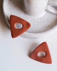 Picture of FINGO - Spilia Earrings (Brown - White - Black)